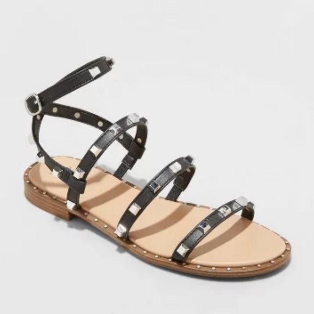 A New Day Women’s Astrid Studded Strappy Sandals